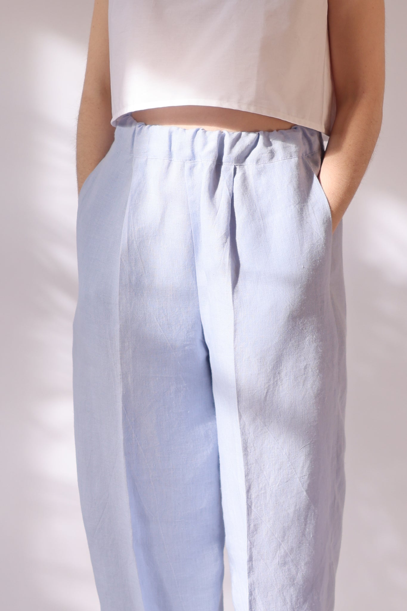 Easy Pants / Organic Hemp / Sky